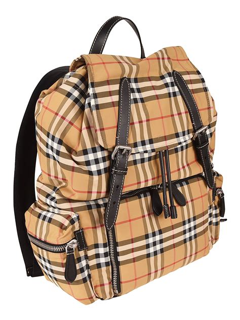 mens burberry backpack|burberry vintage check backpack.